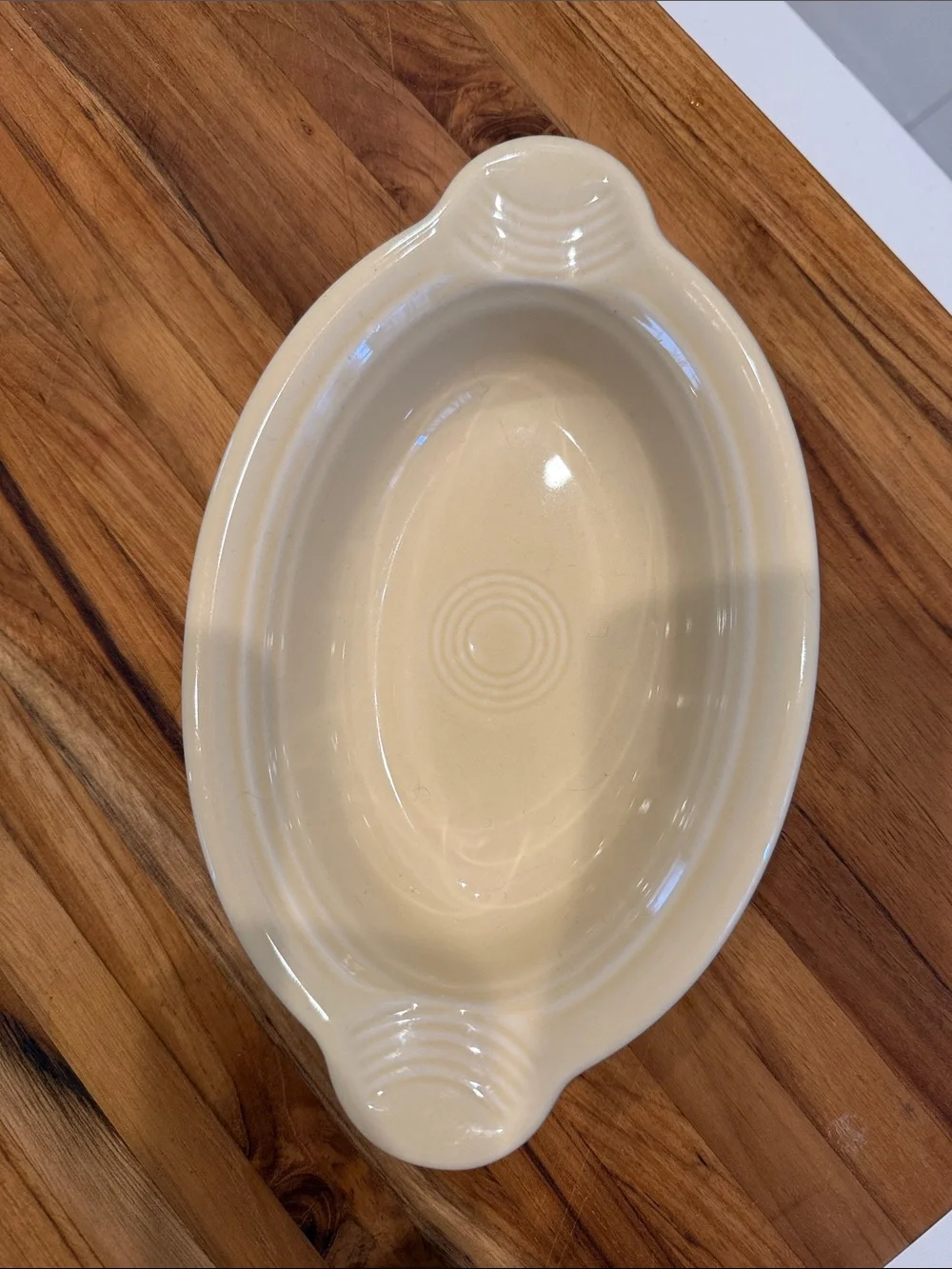 Fiestaware oval ceramic